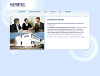 Webseite für HEPOTEC kommunikationssysteme