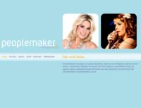 Webseite für peoplemaker - Management & PR Agentur in Düsseldorf