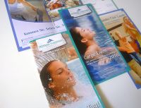 Prospekte, Flyer, Plakate, Anzeigen für die Römer-Thermen