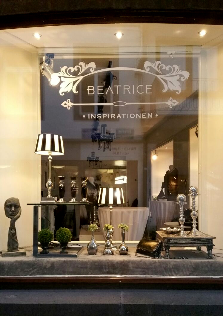 Schaufensterbeschriftung