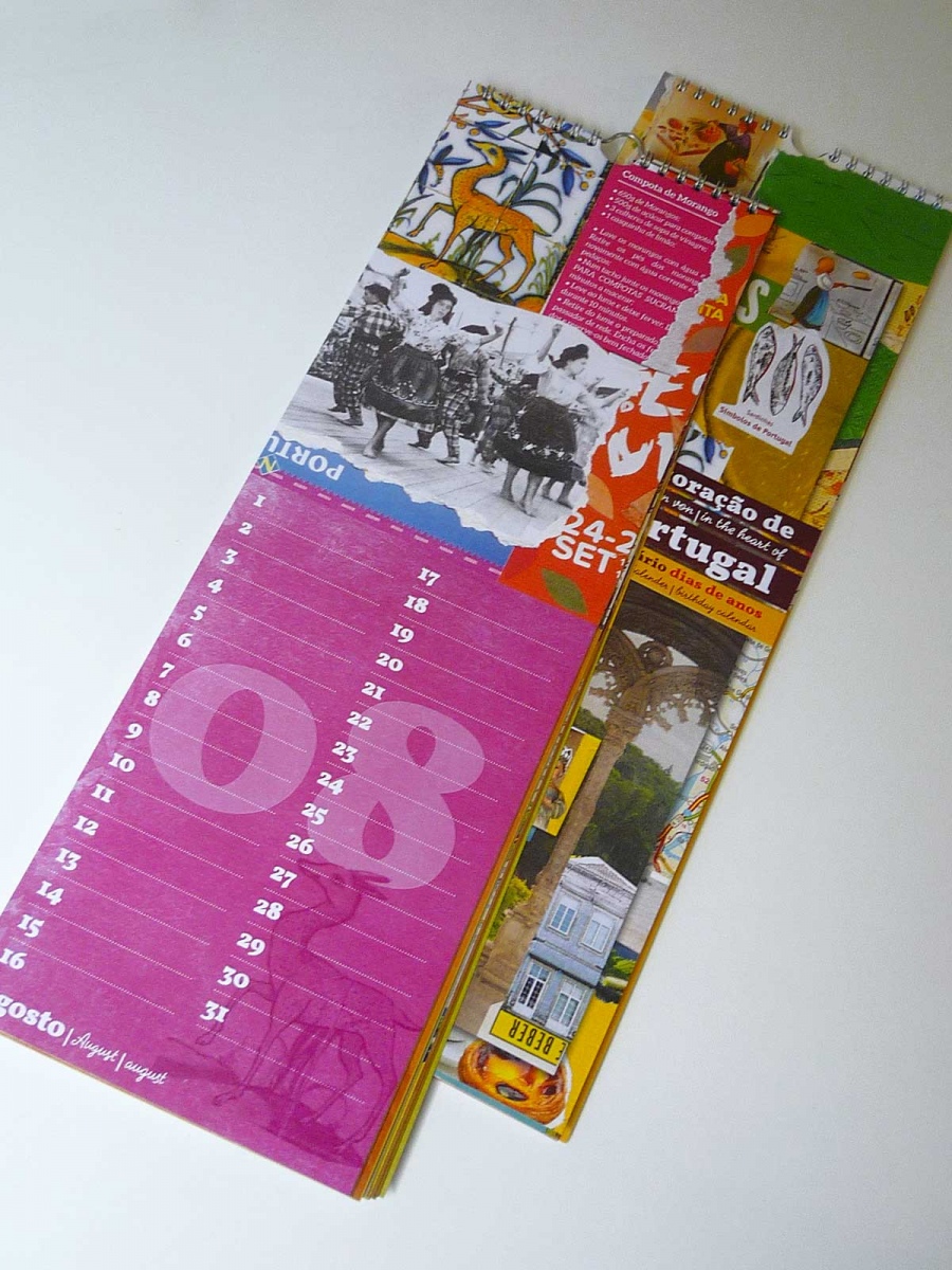 Geburtstags-/immerwährender Kalender; Streifenkalender