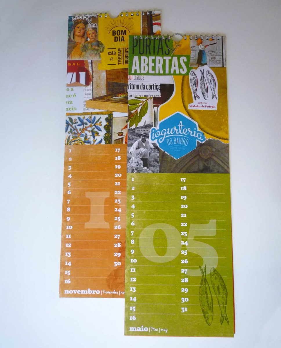 Geburtstags-/immerwährender Kalender; Streifenkalender