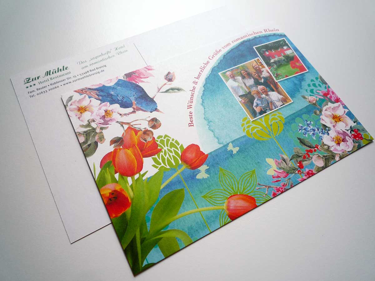 Grusskarte für Hotelstammgäste