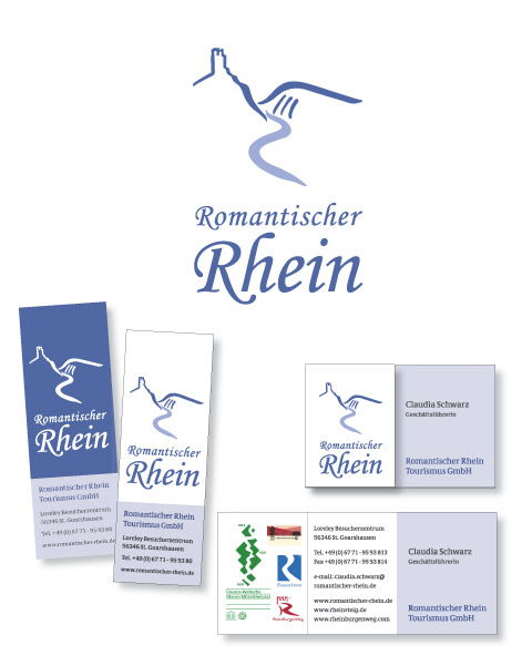 Entwicklung eines Logos für Romantischer Rhein Tourismus GmbH
