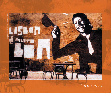 Wandkalender "Lissabon 2007", mit Postkarten-Nutzen, Spiralbindung